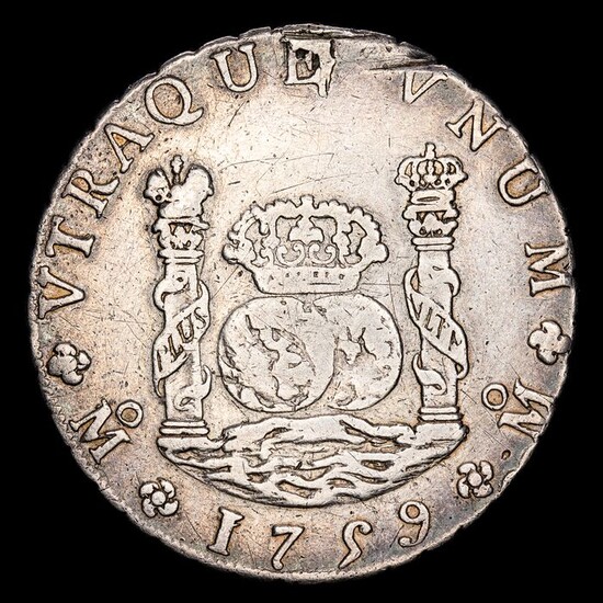 Spain - Reales - Fernando VI (1746-1759). México 1759. MM. Tipo columnario - Silver