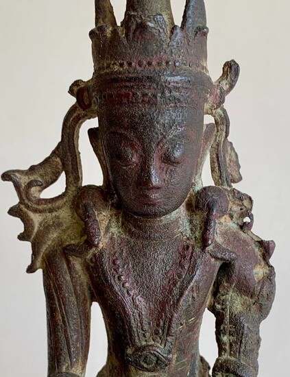 Statue - Bronze - Buddha - Burma - 17th - 18th century