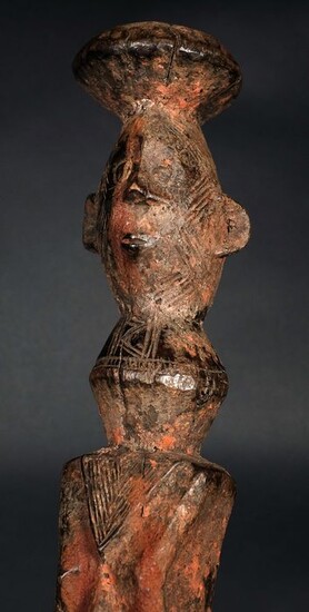 Statue(s) (1) - Wood - Nigeria - Early 20th century