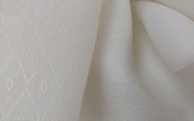 Sumptuous Pure Linen Cut 600 x 280 cm Milk White - Textile - 600 cm - 280 cm