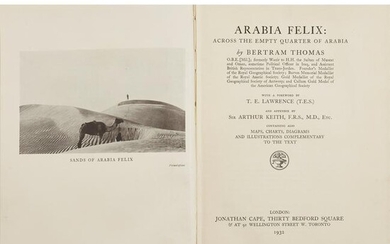 Thomas, Bertram Arabia Felix