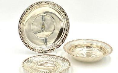 Three Assorted Sterling Dishes