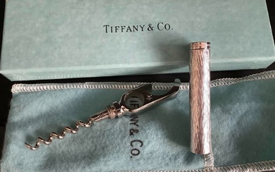 Tiffany & Co. Sterling Silver Corkscrew Bottle Opener With Box