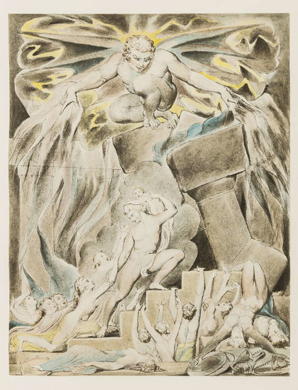 Blake (William) Illustrations of the Book of Job, 6 parts, New York, Pierpont Morgan Library, 1935.