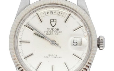 Tudor Oyster Prince Date Day Stainless Watch
