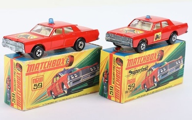Two Matchbox Lesney Superfast Boxed Models