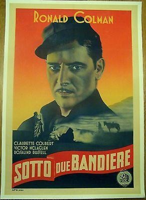 Under Two Flags - Ronald Coleman (1936) Italian 1SH