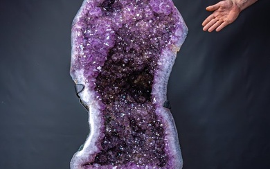 Unique Solid Amethyst Geode - Museum Quality, A natural wonder revealed- 57339 g