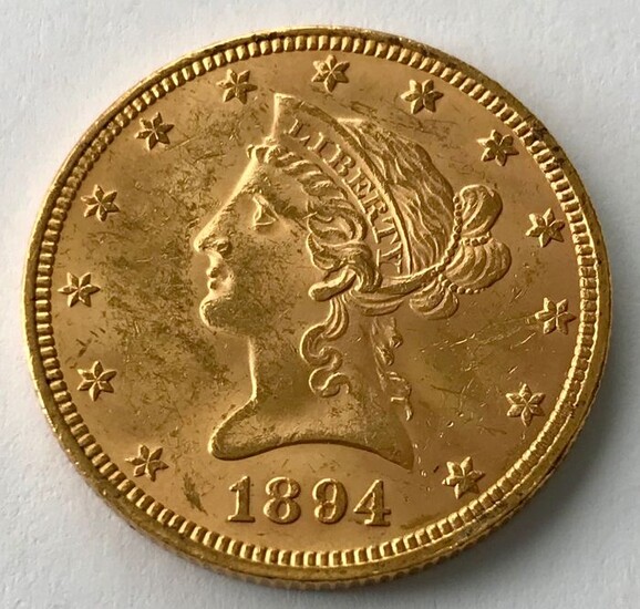 United States - 10 Dollar 1894 - Liberty Head - Gold