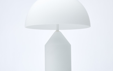 VICO MAGISTRETTI, A table lamp, “Atollo”, opal glass, Oluce, contemporary.