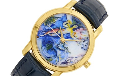 Vacheron Constantin Gold 'Métiers d'Art, Chagall & L'Opéra de Paris Collection, Hommage to W.A. Mozart, Pièce Unique' Wristwatch