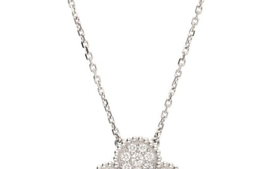 Van Cleef & Arpels - 18 kt. White gold - Necklace with pendant - 0.88 ct Diamond