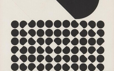Victor Vasarely, French-Hungarian 1906-1997- Morphemes, 1966; screenprint with embossing on wove, signed and numbered 54/75 in pencil, sheet 37 x 27.7cm (framed) (ARR) Provenance: Hamilton Galleries, London, according to label Verso.