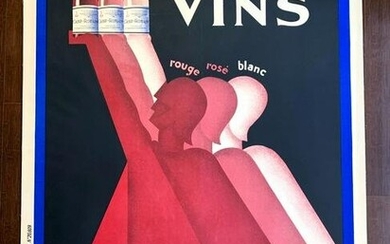 Vins Camp Romain - Art by Claude Gadoud (1937) 38.625"