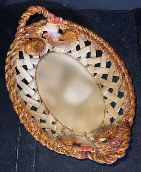 Vintage EASTER FUN COLLECTION Ceramic Basket, Box