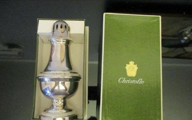 Vintage French Christofle Gallia Silver Sugar Shaker