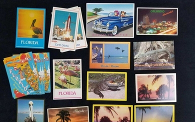 Vintage Lot Disney And Florida Postcards