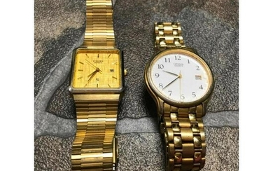 Vintage Men's Citizen Quartz Wristwatches, Repair