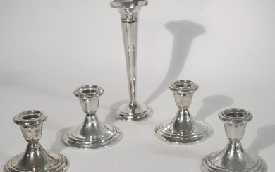 Vintage Weighted Sterling Silver Table Articles
