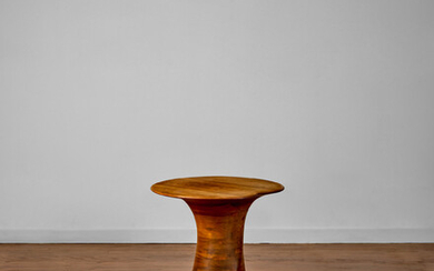 WENDELL CASTLE (BORN 1932) Mushroom Tablecirca 1972stack-laminated cherry, carved 'WC 72'height 24 1/2in (62cm); diameter 25in (63.5cm)