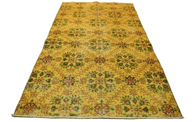 Yellow vintage √ Certificate √ Cleaned - Rug - 205 cm - 110 cm