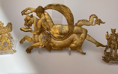 friezes (3) - Bronze (gilt) - 18th century
