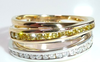 sogni d oro Ring - White gold, Yellow gold Diamond