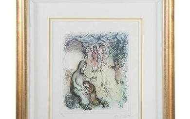 Marc Chagall. "Le Benediction de Jacob"