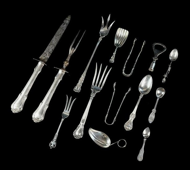 13 pcs. Sterling Silver Flatware incl. Chantilly
