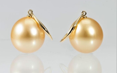 13mm Deep Golden South Sea Pearls