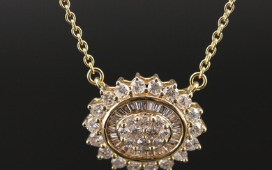 14K 1.25 CTW Diamond Necklace
