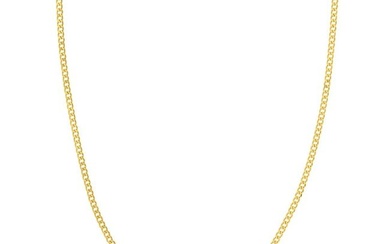 14K Yellow Gold 2.7 mm Curb Chain