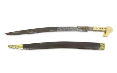 19TH CENTURY OTTOMAN YATAGHAN SWORD