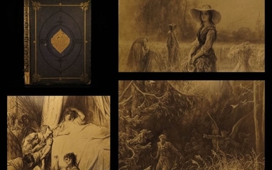 1870 1st HUGE Thomas Hood Poems Gustave Doré