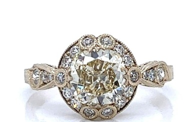 18K Yellow Gold 1.12 Ct. Diamond Ring