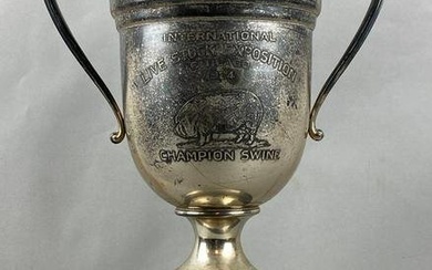 1924 Boys and Girls International Live Stock Exposition Champion Swine Trophy