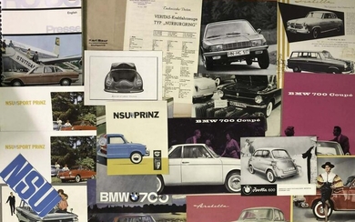 1950’s-1980’s German car brochures