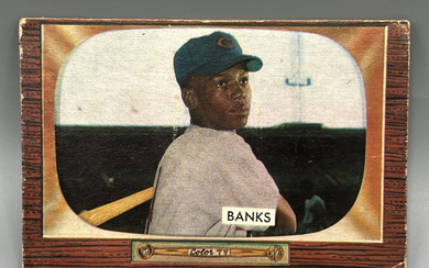 1955 Bowman Ernie Banks #242 - 2nd Year Card