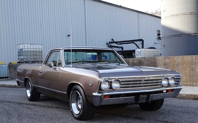 1967 Chevrolet El Camino Custom Retains its original 'Protect-O-Plate' and 283ci V8 engine