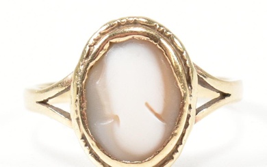 19TH CENTURY GOLD CAMEO RING