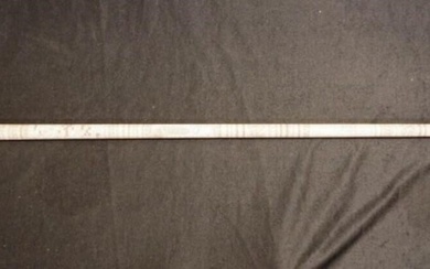 19th century whalebone scrimshaw walking stick