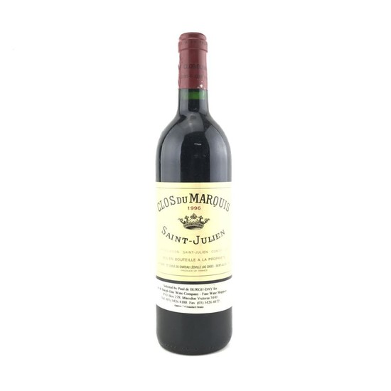 1x 1996 Clos du Marquis, Saint-Julien - second wine of Chateau Leoville Las-Cases