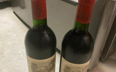(2) Bottles of 1984 Chateau Lafite Rothschild
