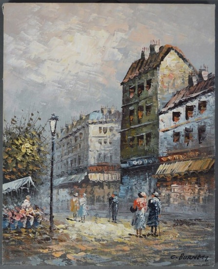 20TH C FRENCH SCHOOL PAINTING SIGNED