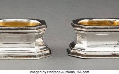 28068: A Pair of Tiffany & Co. Partial Gilt Silver Open