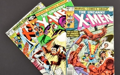 3 Marvel Comics, X-MEN #121, #129 & #142