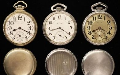 3 Railroad Type Watches