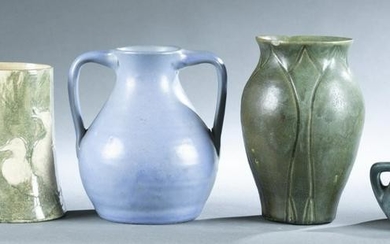 5 Pieces of American pottery, 20th c.