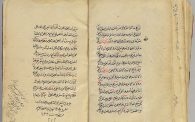 Arabic Manuscript on Paper, Mohammed bin Ali bin Thabit-al-Husseini's Worlds of Opinions , 1122 AH [1710 CE].
