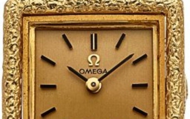 54068: Omega, 18k Yellow Gold Lady's wristwatch Circa 1